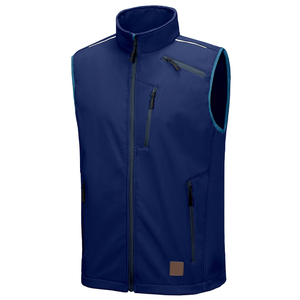 OEM Men Wholesale Waistcoat Lined Winter Soft Padded Sleeveless Vest - Product Image 3