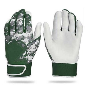 Gants de frappe de baseball/softball pour adultes en cuir avec fermeture auto-agrippante, main gauche/droite, personnalisables en taille et couleur pour l'entraînement - Product Image 4