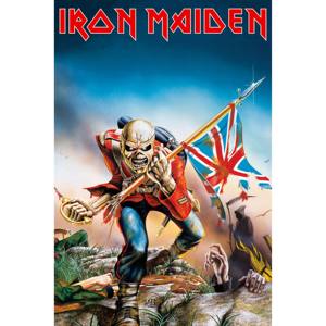 Affiche Iron Maiden Trooper en toile durable avec techniques d'impression offset et numérique - Product Image 1