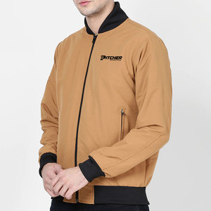 OEM Service Design Own Logo Front <b>Men's</b> Eco-Friendly <b>Lightweight</b> High Quality Winter Bomber <b>Jacket</b> - Product Image 2