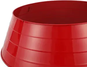 Collar de árbol de lujo 2023 con diseño redondo para Base de árbol de Navidad, Collar de árbol de nuevo estilo, decoración de jardín para el hogar, Metal - Product Image 6