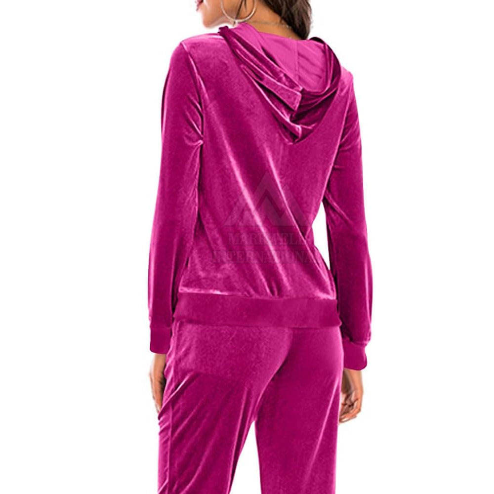 OEM Service Hot Sale Women Velour Tracksuits Wholesale Price Customized  Logo Women Velour Tracksuit For Sale