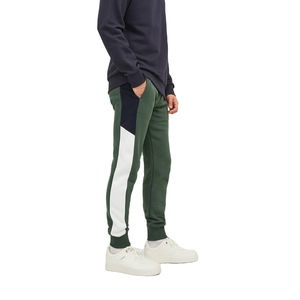 Pantalón Casual de Algodón para Hombre de Alta Calidad, Corte Regular, Forro Polar, Estilo Urbano, Mezcla de Poliéster/Algodón, Diseño Recto, Corte Medio - Product Image 3