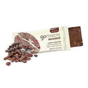 Barras de Proteína Veganas Orgánicas GoMacro MacroBar - Chocolate con Chispas de Moca (Barras de 2.3 Onzas, Paquete de 12) - Product Image 2