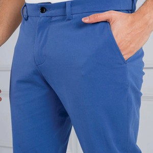 กางเกงสำหรับผู้ชายและผู้ชายกางเกงผ้าฝ้ายทอลายทแยงสินค้ามาใหม่ออกแบบได้ตามต้องการ - Product Image 2