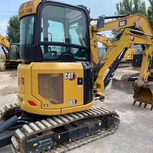 Satılık kullanılan Cat 303.5 Mini ekskavatör kullanılan Caterpillar Mini ekskavatör 303 303.5 305 satılık ucuz küçük ekskavatörler