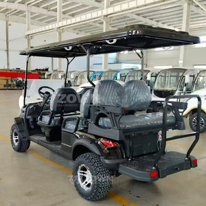 Buggy de golf eléctrico certificado, carrito de golf de 6 plazas de alta calidad, voltaje de batería de 48V disponible para la venta - Product Image 3