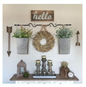 กระถางโลหะติดผนังแบบทำมือสุดหรูขนาดเล็กไม่เหมือนใครในร่มกลางแจ้งบ้านสวนโรงแรมสถานรับเลี้ยงเด็กตกแต่งผนัง - Product Image 4