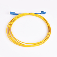 Kabel Patch Cord Fiber Optik Simplex LC-LC SM UPC dengan Dukungan TCP/GSM, Selubung PVC/LSZH, Standar Telcordia GR326-Core