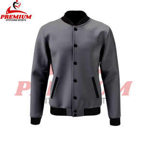 Blouson aviateur de haute qualité pour hommes et femmes, logo personnalisé, vente en gros, blouson de baseball de grande taille pour équipe universitaire - Product Image 3