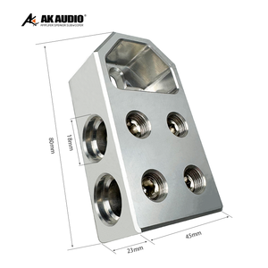 Conector de batería de mandril de batería de modificación de audio de piezas de coche de material de aluminio de alta calidad con llave porosa de 12 vías, - Product Image 6