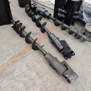 Mini-foreuse hydraulique 7,8 pouces pour excavatrice, équipement de forage de terre, moteur, roulement, construction agricole, garantie 1 an, États-Unis - Product Image 6