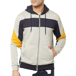 Sweat à capuche oversize pour homme en coton/polyester, fermeture éclair, uni, respirant, qualité supérieure, fabriqué au Pakistan - Product Image 1