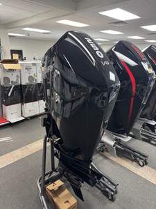 Motor fueraborda industrial de grado OEM Mercury 250XL 250HP V8 de 4 tiempos con arranque eléctrico SmartStart y protección, mango de plástico - Product Image 3