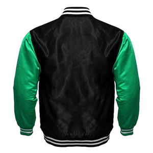 Ropa informal, chaqueta de satén para hombre superventas 2025, nueva ropa de calle, estilo personalizado, Logo, chaqueta de satén para hombre a la venta - Product Image 4