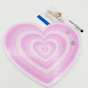 Injerto de pestañas Soporte de azulejo de pestañas Herramienta de belleza acrílica a prueba de polvo Ecológico Durable en forma de corazón - Product Image 5