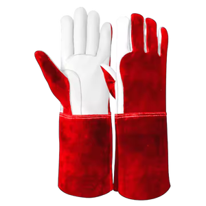 Gants en cuir fendu de grain de peau de vache de taille XL les mieux classés - Product Image 2