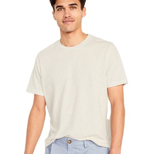T-shirts personnalisables en mélange de coton, vierges, unis, style streetwear, 100% coton, avec logo de marque de créateur - Product Image 1