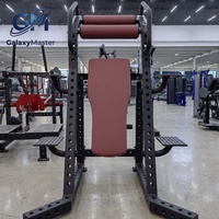 Máquina de Abdominales de Alta Resistencia con Rodillos de Espuma y Plataformas para Pies, para Entrenamiento de Fuerza del Core en Gimnasios Comerciales
