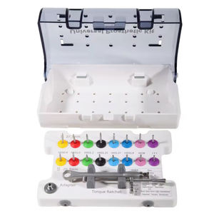 Kit de Prótesis de Implantes Dentales Profesional, 16 Piezas, Llave Universal, Destornillador, Instrumentos de Intense Surgical - Product Image 1