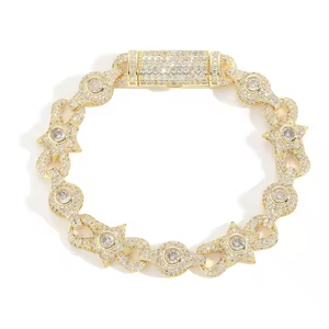 Pulsera de Plata 925 con Diamante Moissanita, Joyería Fina de Plata con Piedra Luminosa y Detalles de Artesanía Equilibrados para un Estilo Moderno - Product Image 4