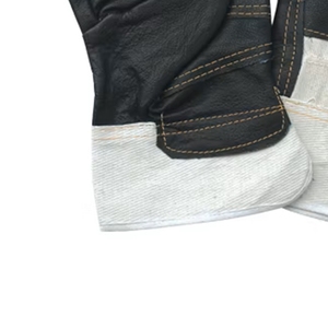 Rigger 707 Modèle Gants de sécurité en cuir fendu Logo personnalisé Bon matériel pour les hommes qui travaillent - Product Image 4