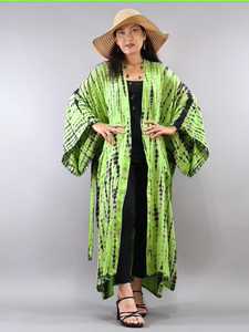 Robe Kimono Moderne et Simple pour Femme, Qualité Supérieure, Manches Longues, Satin Écologique, Style Décontracté, Modèle Disponible sur Commande, Taille XL - Product Image 6