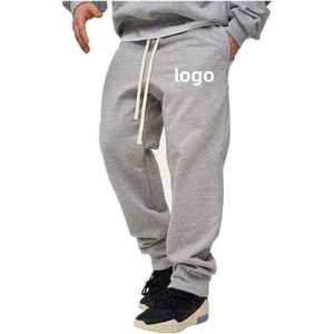 Sweat-shirts décontractés à capuche pour hommes, en molleton chaud, avec logo personnalisé, couleur unie, poids lourd, manches longues, fermeture éclair, cordon de serrage - Product Image 6