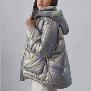 Veste matelassée pour femme, vêtements d'extérieur chauds pour l'hiver, coupe-vent, streetwear, design personnalisé, manteau tendance - Product Image 4