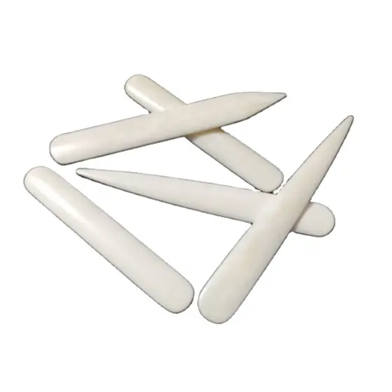 White Bleached Bone folder Bookbinding Tool Customized Bone Folder Both Round End Quality natural bone folder tool