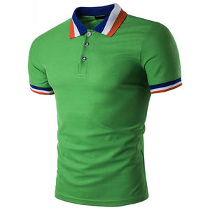 Camiseta ligera con cuello vuelto para hombre, Material personalizado, último patrón de impresión, polos informales transpirables de talla grande, el mejor diseño - Product Image 3