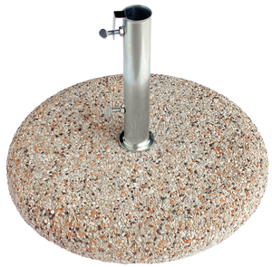 Base per Ombrellone con Tubo in Graniglia Cm. 45 Kg. 25 - Product Image 1