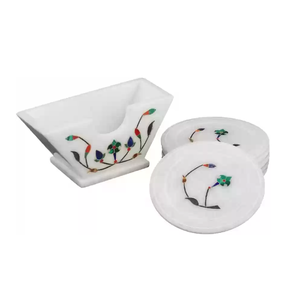 Industrial Quality Marble <b>coaster</b> Table <b>Wine</b> Coffee Cup Tea Drink Hotel Grey Marble Best Home &kitchen Accessories <b>Coasters</b> - Product Image 4