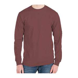 Camisetas ecológicas de cuello redondo de manga larga Streetwear Regular Fit Casual personalizado impreso hombre niños camisetas de moda para hombres - Product Image 2