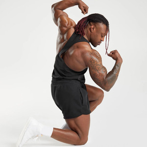 Breathable Best Quality <b>Men</b> <b>Black</b> Raw Hem Bodybuilder <b>Shorts</b> <b>Men</b> Custom Made Gym <b>Shorts</b> for Sale in Bulk - Product Image 3