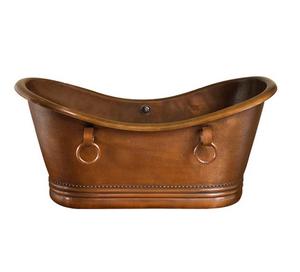 Baignoires en cuivre de grande taille décoration intérieure d'hôtels et de restaurants baignoires et bains à remous de luxe vente en gros. - Product Image 5