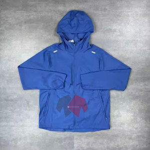 ชุดวอร์มผ้าฝ้ายและโพลีเอสเตอร์ระบายอากาศสำหรับผู้ชายมีซิปออกแบบโลโก้ได้ตามต้องการ - Product Image 3