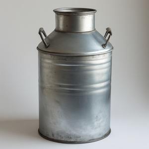 Boîte à lait galvanisée antique artisanale avec finition vintage, parfaite pour les maisons traditionnelles et le style de ferme - Product Image 4