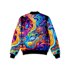 Venta al por mayor de chaquetas de bombardero sublimación personalizada para los hombres a prueba de viento con cremallera prendas de vestir exteriores de moda Venta caliente diseño ligero - Product Image 6