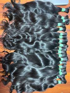 Prix de gros d'usine, lot de cheveux indiens bruts, extensions de cheveux 100% humains, fournisseurs de cheveux bruts, cheveux indiens vierges à ondulation naturelle - Product Image 5
