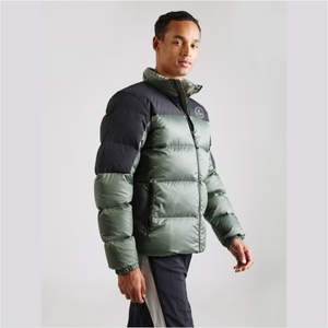 Chaqueta Varsity de Invierno con Capucha de Alta Calidad para Hombre con Logotipo Frontal y 100% Nailon - Product Image 4