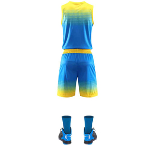 Meilleures ventes 2025 : Tenues de basketball respirantes en polyester, grandes tailles, personnalisées, ensemble taille XS, impression par sublimation, offre spéciale - Product Image 3