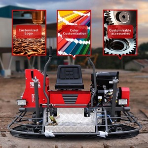 Maquinaria de Fábrica Allanadora de Concreto a Gasolina Conductor a Bordo - Product Image 3