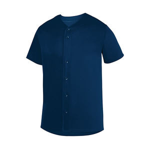 Conjunto de ropa deportiva de alta calidad para jóvenes, uniforme de béisbol transpirable, logotipo bordado, jersey de práctica grueso, camisas con botones - Product Image 4