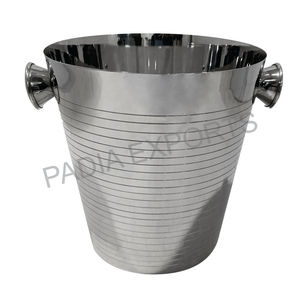 BR118 CHAMPAGNE BUCKET WITH STRIPES - Product Image 1