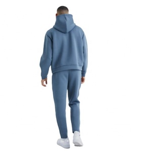Venta al por mayor de chándal de hombre personalizado de talla grande Jogging 2025 precio barato hombres Sudadera con capucha y Joggers chándal conjunto de 2 piezas - Product Image 2