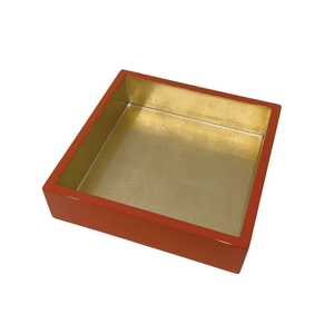 Handcratfed Luxe Laque Feuille d'or Restaurant Porte-serviettes Décoration de table Prix de gros du Vietnam - Product Image 3