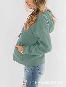 Sudadera de exterior de invierno con diseño personalizado para mujer, ropa deportiva informal, bolsa de canguro, Sudadera con capucha para mujer - Product Image 2