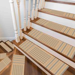 Alfombra Beige, Alfombra Estampada con Diseño Kilim, Azteca, Moderna, Elegante, Fácil de Limpiar, Goblen - Product Image 3