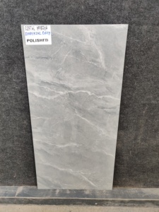 กระเบื้องพอร์ซเลนขัดเงาสีเทาอิมพีเรียล 2x4 ขนาด 9 มม. 600x1200 มม. / 24x48 ดีไซน์คลาสสิกทันสมัย กระเบื้องอิฐทนไฟคุณภาพพรีเมียม ได้รับการรับรองมาตรฐาน CE - Product Image 2